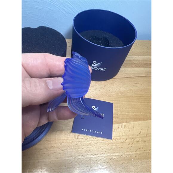 Swarovski Siamese Fighting Fish Blue Crystal Figurine 236718 MINT original box - Picture 4 of 16